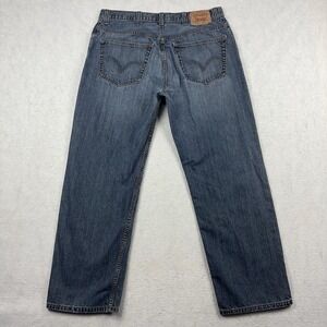 Levi's 559 Jeans Men's 38x32 (Fits 36x30) Relaxed Straight Leg Medium Wash Y2K